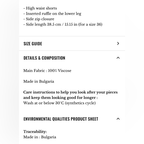 Dorian shorts size 34/xs - Picture 11 of 12